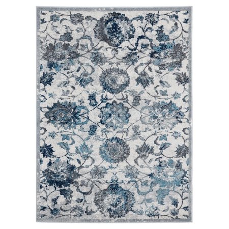UNITED WEAVERS OF AMERICA 1 ft. 10 in. x 3 ft. Bali Sicily Gray Rectangle Accent Rug 1815 30572 24